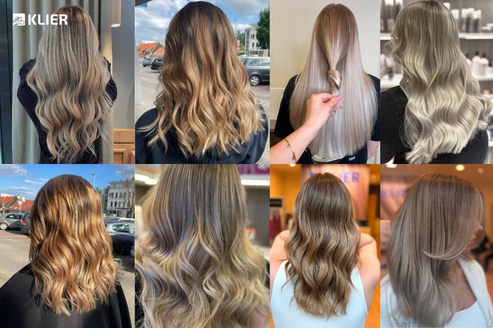 Abbildung: Kunden Ergebnisse Balayage KLIER