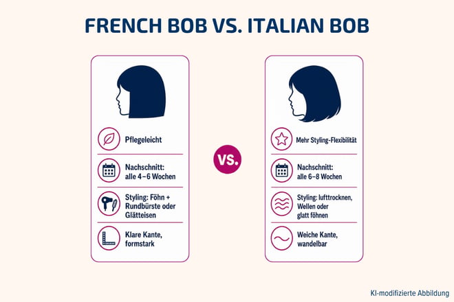 French Bob vs. Italian Bob