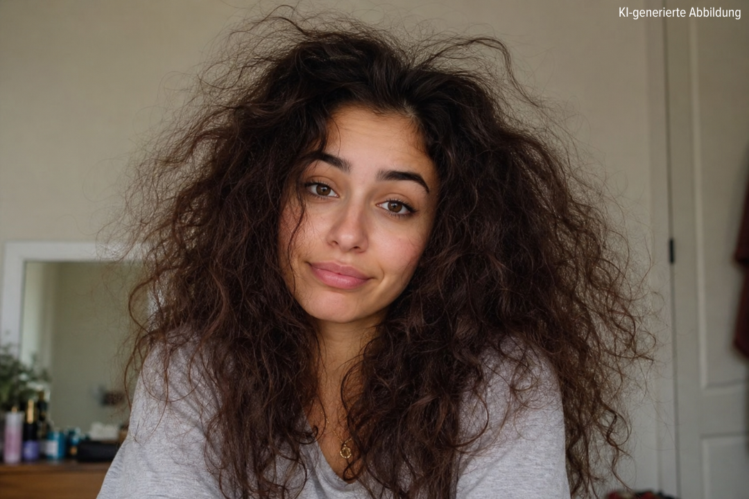 KI-Bild Frizz Haare