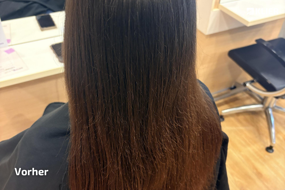 Abbildung: Vorher Balayage KLIER