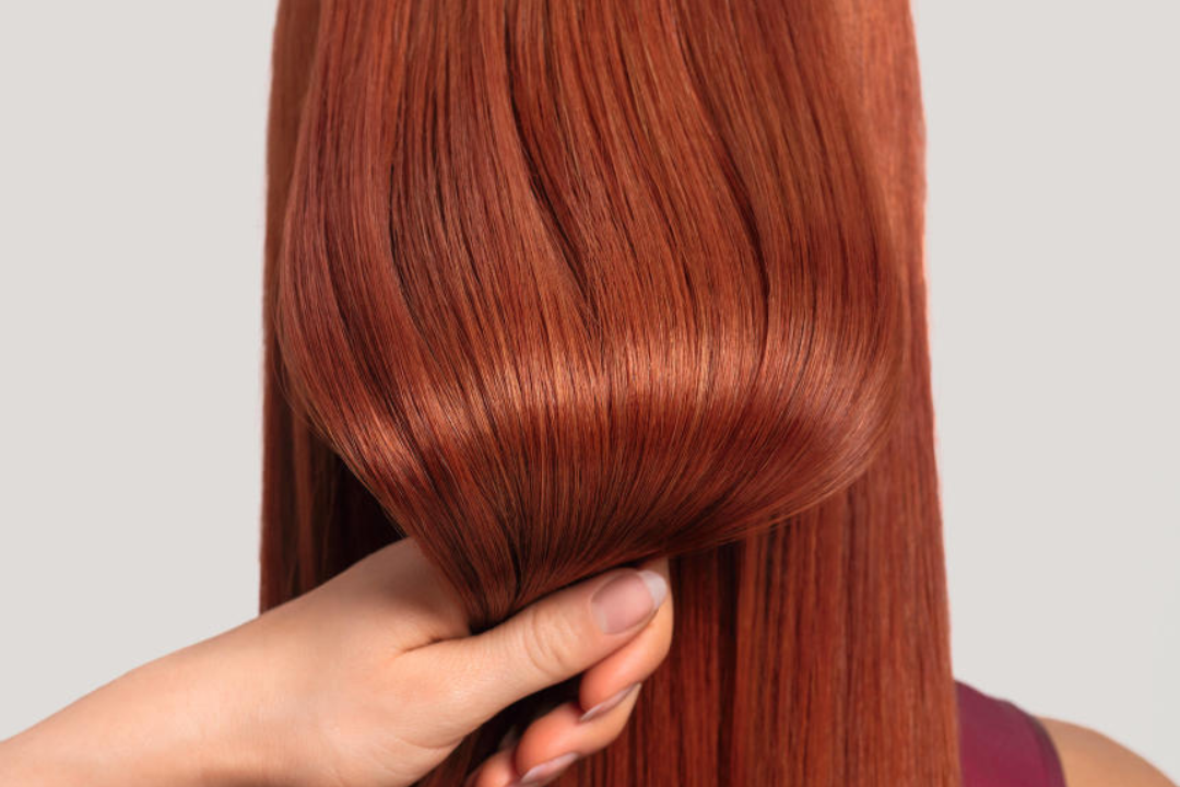 Bild gefärbte Haare